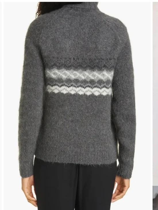 Nili Lotan Leane Alpaca Blend Fair Isle Sweater - Picture 3 of 7